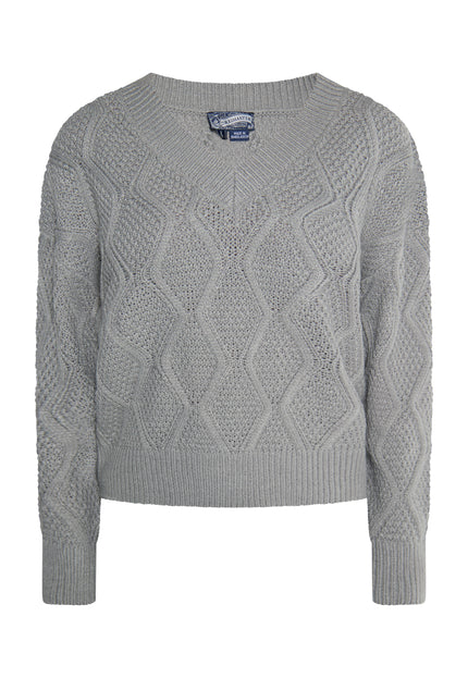 Dreimaster Vintage Damen Strickpullover