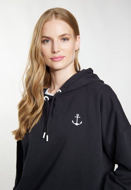 Dreimaster Maritim Damen Hoodie + Einkaufstasche - Set