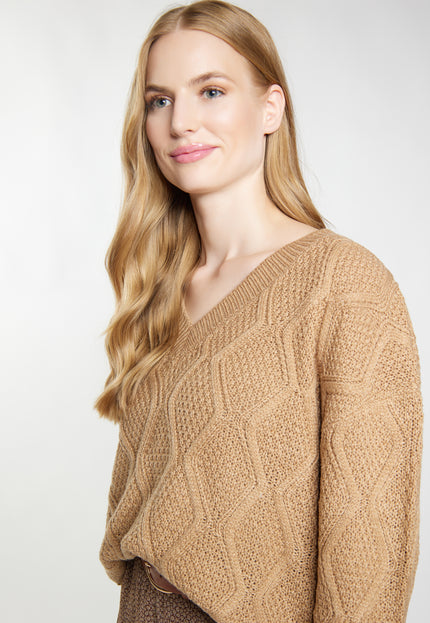 Dreimaster Vintage Damen Strickpullover