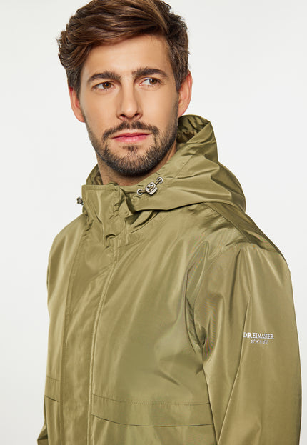 Dreimaster Maritim Men's Rain Parka Made From Recycled Materials