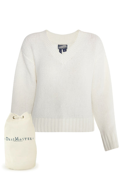 Dreimaster vintage Women's Knitted Sweater + Shopping Bag - Set