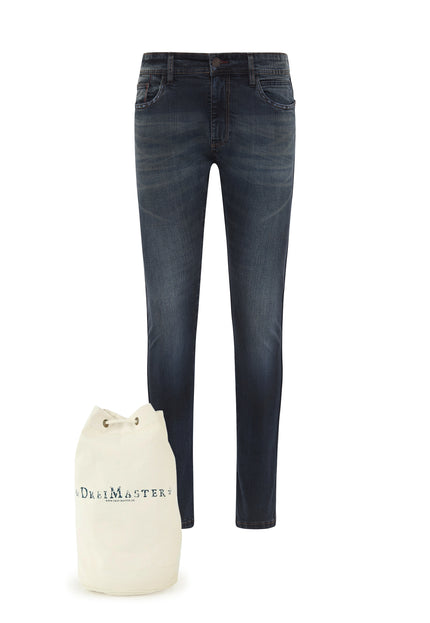 DreiMaster Vintage Men's Jeans + Shopping Bag Set