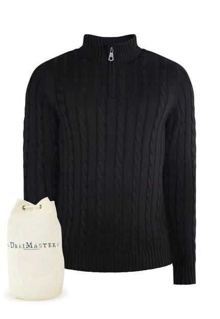 Dreimaster vintage Men's Knitted Sweater + Shopping Bag - Set