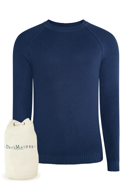 Dreimaster vintage Men's Knitted Sweater + Shopping Bag - Set