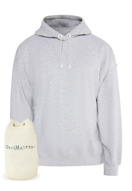 Dreimaster Maritim Herren-Oversize-Hoodie + Einkaufstasche - Set