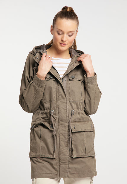 Dreimaster Vintage Damen Baumwollparka