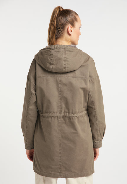 Dreimaster Vintage Damen Baumwollparka