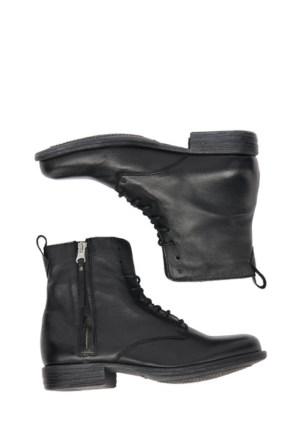 Dreimaster Vintage Damen-Stiefeletten aus weichem Leder